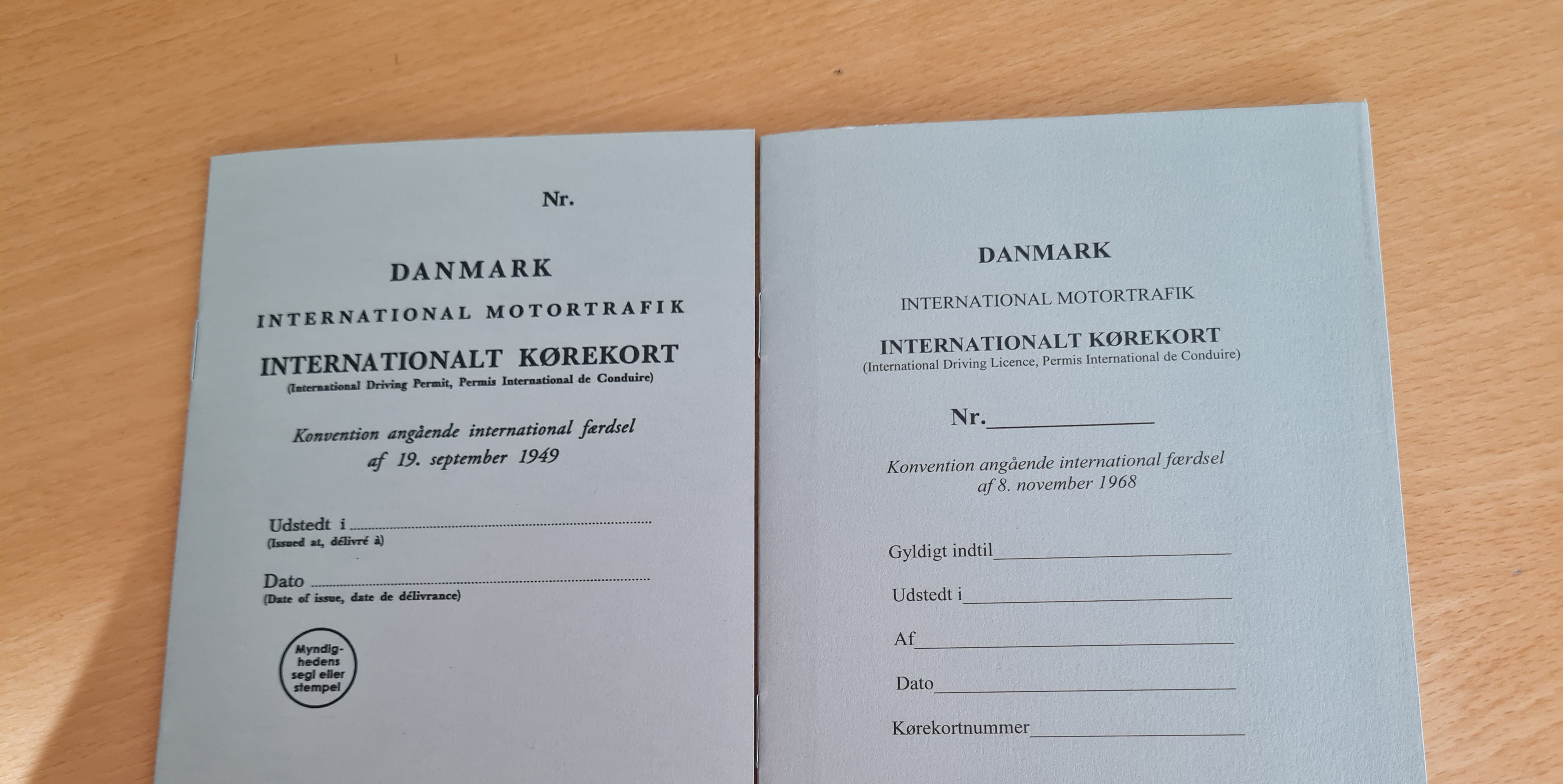 billede af internationalt kørekort