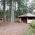 Slettestrand Trailhead Bålhytte og brændestabel