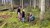 Familie i skoven
