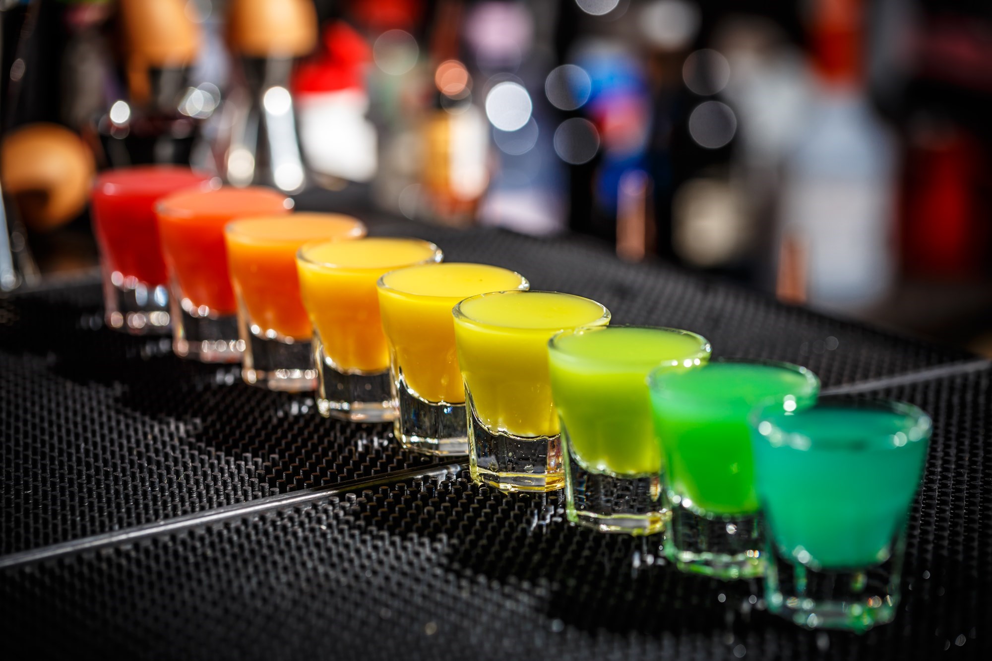 Drinks i forskellige farver