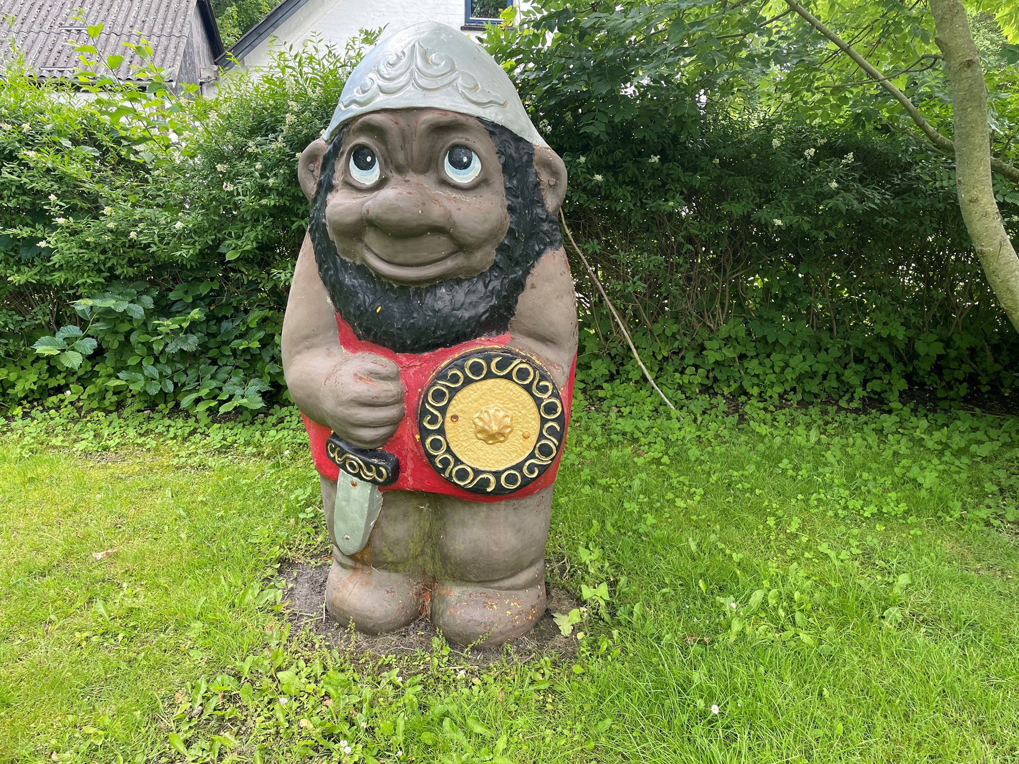 Statue af en trold