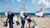 Familie på stranden
