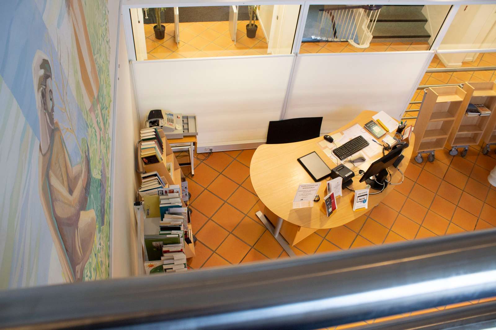 Fjerritslev Bibliotek ekspeditionsbord