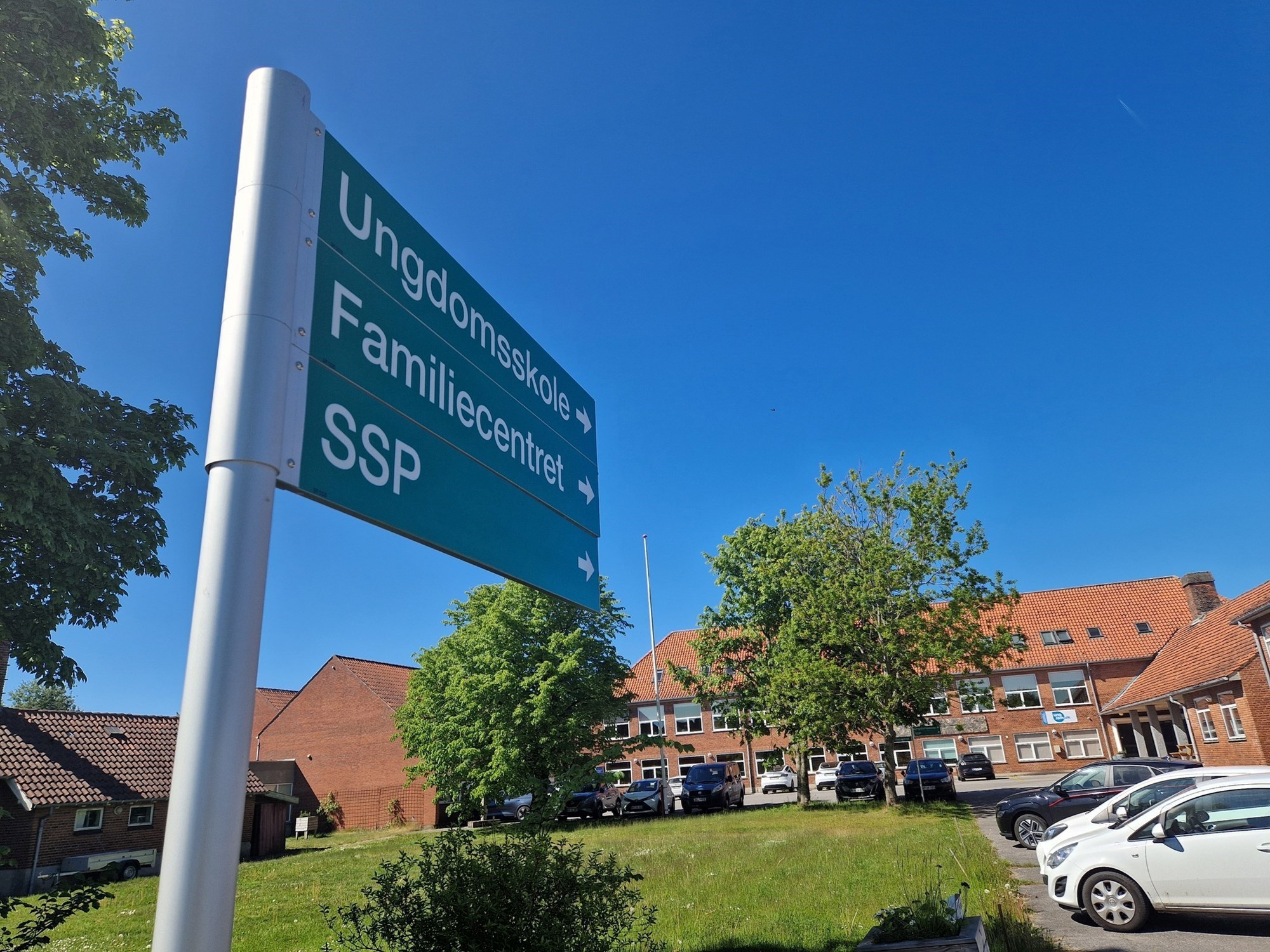 Skilt ved SSP