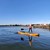 Barn på paddleboard