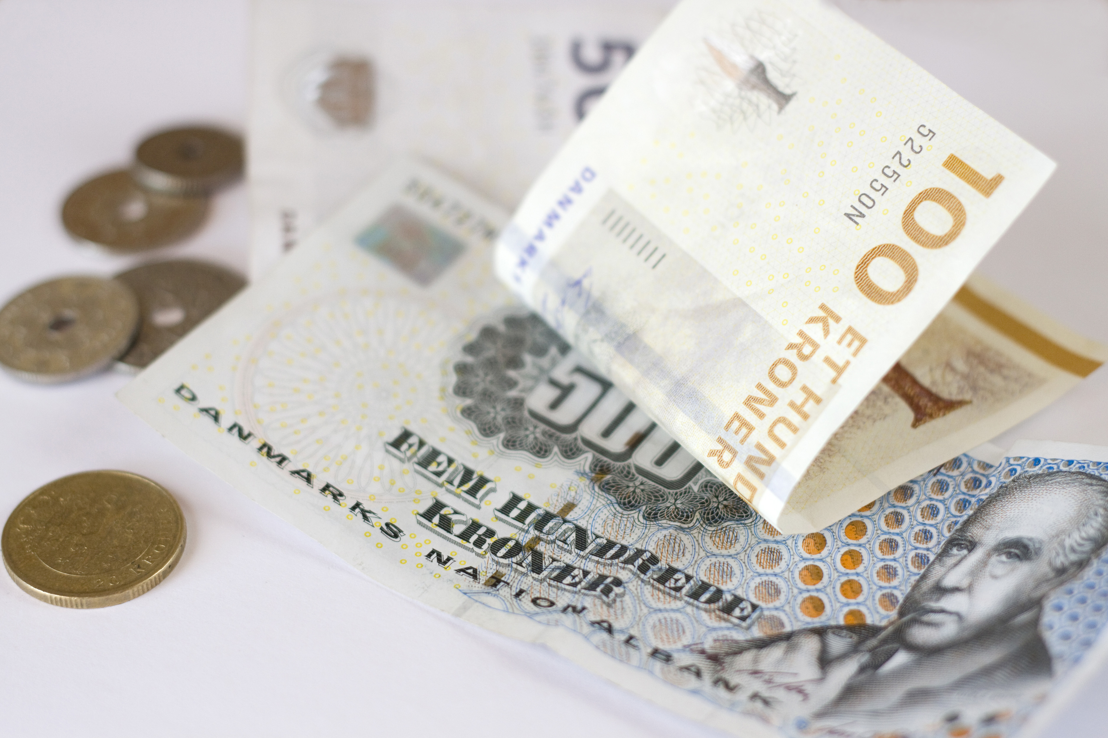 Pengesedler og mønter